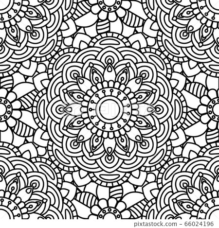 Mandala seamless pattern Mandala seamless pattern 66024196