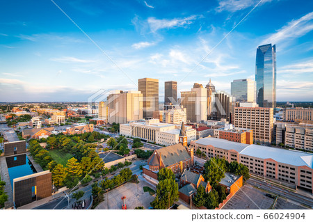 Oklahoma City, Oklahoma, USA Downtown Cityscape Oklahoma City, Oklahoma, USA Downtown Cityscape 66024904