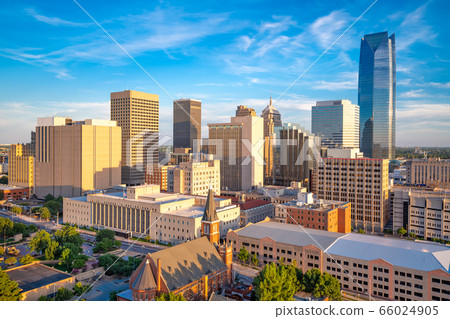Oklahoma City, Oklahoma, USA Downtown Cityscape 66024905