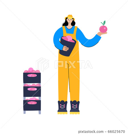 Garden work concept vector  66025670