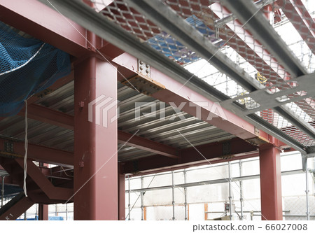 Construction site Steel framed small building image Ramen structure 66027008