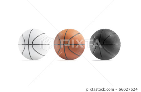 Download Blank Black White And Brown Basketball Ball Stock Illustration 66027624 Pixta