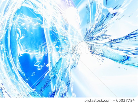 Abstract blue splashes 66027784
