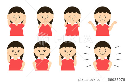 Girl expression set short sleeve 66028976