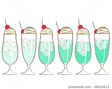 Cream soda illustration material 66029811