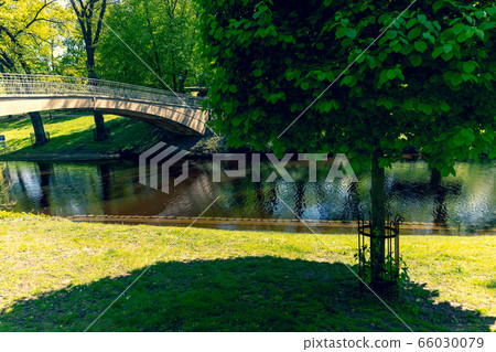 Empty Riga parks in sunny spring Empty Riga parks in sunny spring 66030079