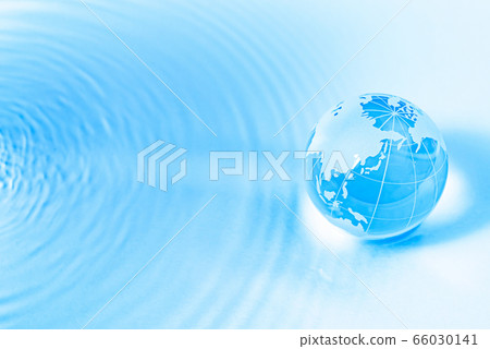 Earth with abundant water Dark blue trimming 66030141