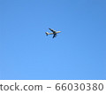 Airplane blue sky photo 66030380