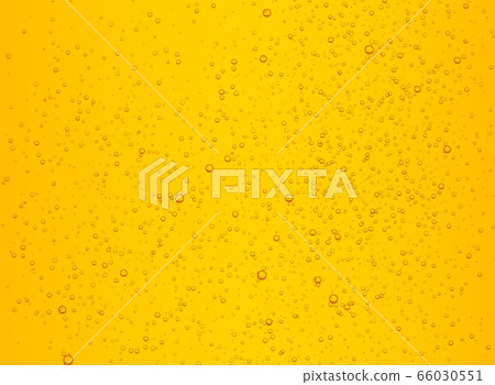 Lager beer with bubbles vector background. Cold carbonated drink, sparkling lemonade. 66030551
