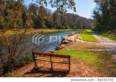 River Suir In Spring In Cahir, Ireland River Suir In Spring In Cahir, Ireland 66030748