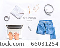 collection collage of women's clothing 66031254