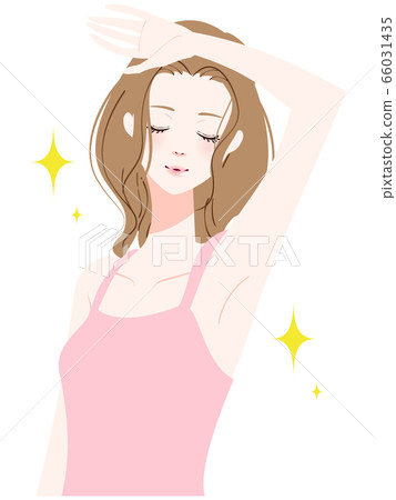 Woman after hair removal 66031435