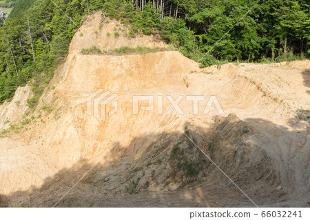 Mining site in the mountains 66032241