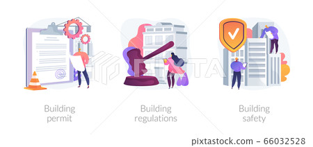 Construction business abstract concept vector illustrations. Construction business abstract concept vector illustrations. 66032528