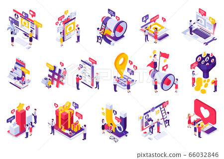 SMM Promotion Isometric Set  66032846