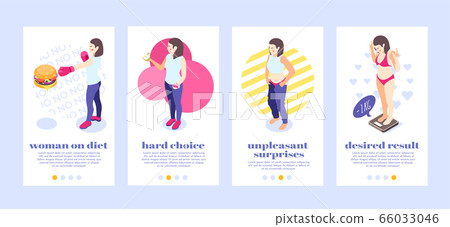 Woman Diet Banners Set Woman Diet Banners Set 66033046