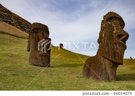 Stone statues Moai on Easter Island Rapa Nui Stone statues Moai on Easter Island Rapa Nui 66034079
