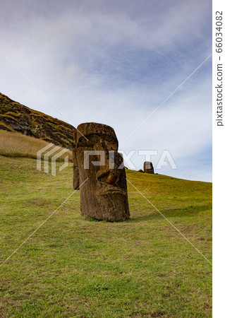 Stone statues Moai on Easter Island Rapa Nui Stone statues Moai on Easter Island Rapa Nui 66034082