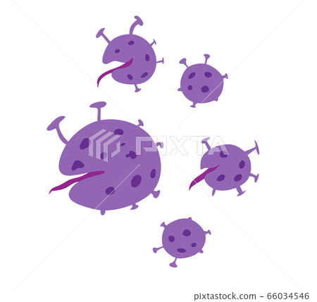 Group of viruses monster coronavirus attacks 66034546