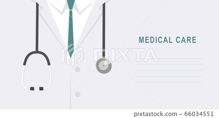Doctor - nurse close up. Medical background 66034551