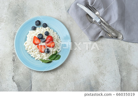 quark and berries - blueberries, strawberries and quark and berries - blueberries, strawberries and 66035019