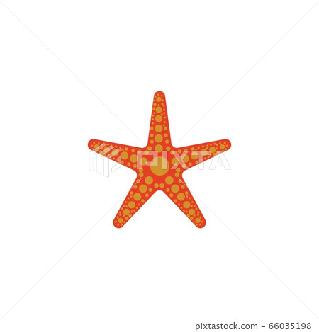 Star fish logo vector flat design Star fish logo vector flat design 66035198