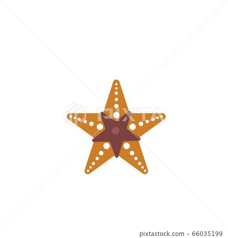 Star fish logo vector flat design Star fish logo vector flat design 66035199
