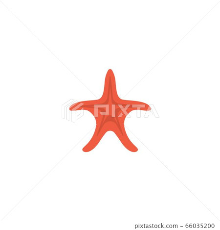 Star fish logo vector flat design Star fish logo vector flat design 66035200