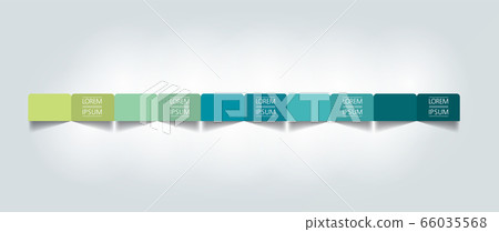 Infographic timeline report, template, chart, scheme. Vector. 66035568