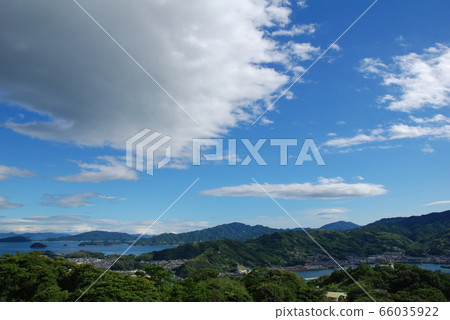 廣島縣吳市市瀨戶市瀨戶的夏日天空 66035922