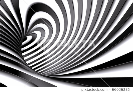 Abstract spiral background in black and white - Stock Illustration ...