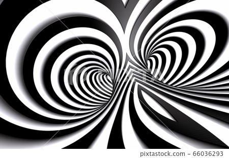 Abstract spiral background in black and white - Stock Illustration ...