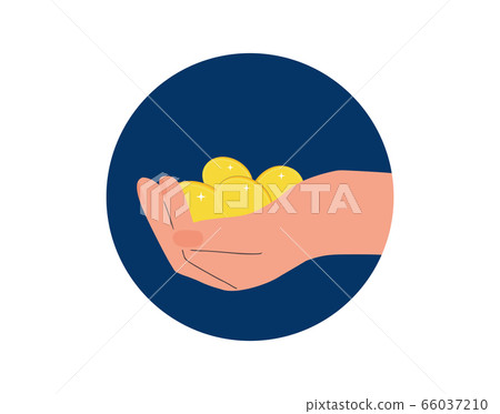 Unic city basic income. Vector flat color concept. Unic city basic income. Vector flat color concept. 66037210