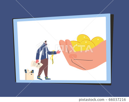 Unic city basic income. Vector flat color concept. Unic city basic income. Vector flat color concept. 66037216