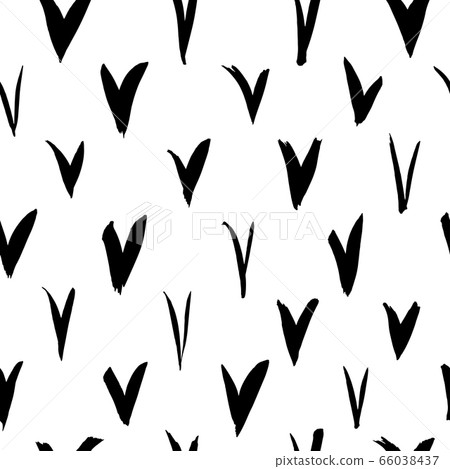 Check marks vector seamless pattern. Check marks vector seamless pattern. 66038437