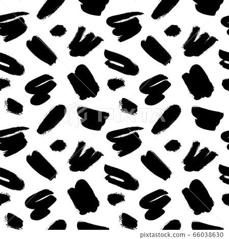 Brush strokes vector seamless pattern. Brush strokes vector seamless pattern. 66038630