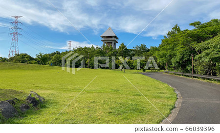 Oita Sports Park Large lawn open space Oita Sports Park Large lawn open space 66039396