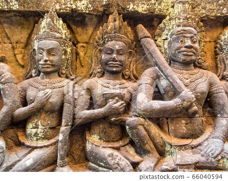 Reliefs on the Leper King Terrace - Siem Reap 66040594