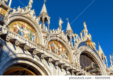 Saint Mark`s Basilica or San Marco closeup, 66040946