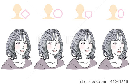 Hairstyle by face type 66041856