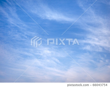 Blue sky and white clouds 66043754