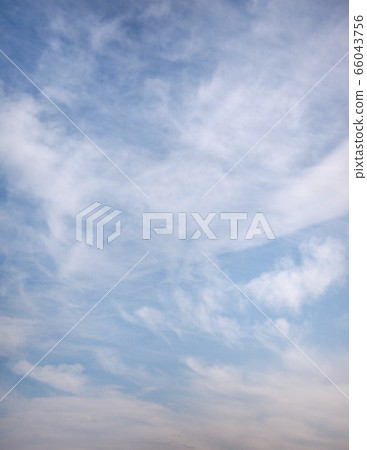 Blue sky and white clouds 66043756