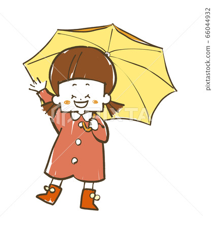 拿著傘的女孩 66044932