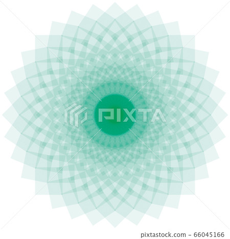 Geometric circle green - Stock Illustration [66045166] - PIXTA