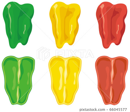 三色辣椒 66045577