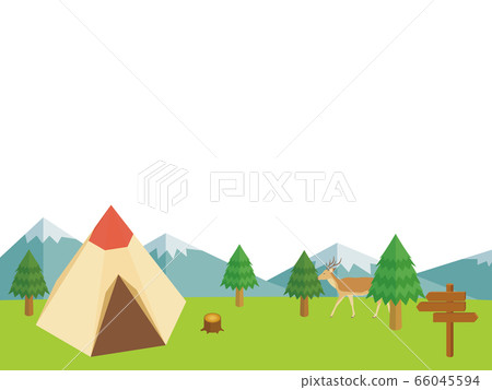 Nature and tent 66045594