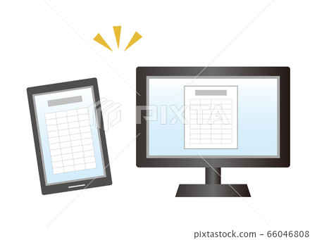 PC和智能手機上的管理映像，無紙化 66046808