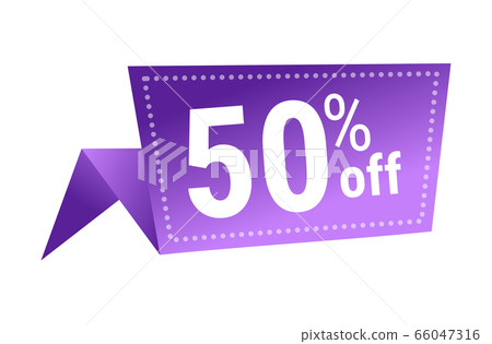 50 percent off price special offer sticker coronavirus quarantine is over advertising campaign concept 66047316