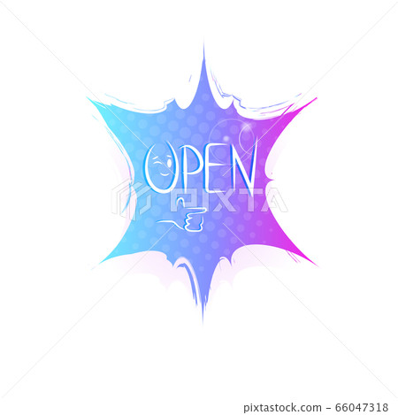 come in we are open sticker coronavirus quarantine is over advertising campaign concept 66047318