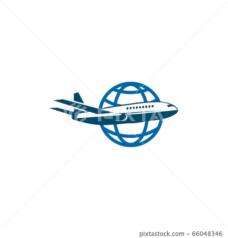 Travel company logo design vector tempate with 66048346